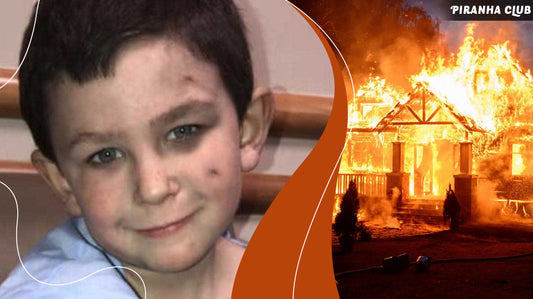 Ce jeune garçon de 5 ans évacue sa petite soeur par la fenêtre lors d'un incendie et retourne dans sa maison en flammes pour sauver son chien