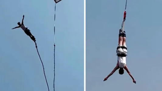 Une expérience de saut à l'élastique qui vire au désastre