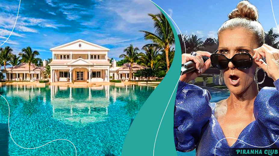 Célion Dion : entrez dans sa villa de 10.000 ㎡ sur une île privée avec 3 piscines, 14 salles de bains estimée à 70 millions de dollars