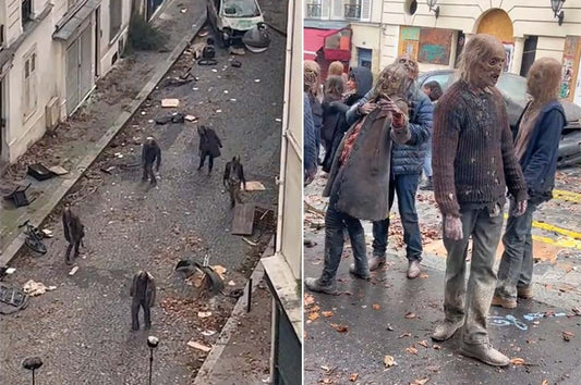 La ville de Paris est envahie par des zombies, découvrez pourquoi ils ont été aperçus dans plusieurs rues !